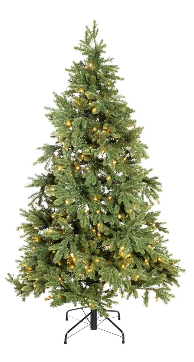 Evergreen Weihnachtsbaum Roswell Kiefer grün PVC H/D: ca. 210x122 cm