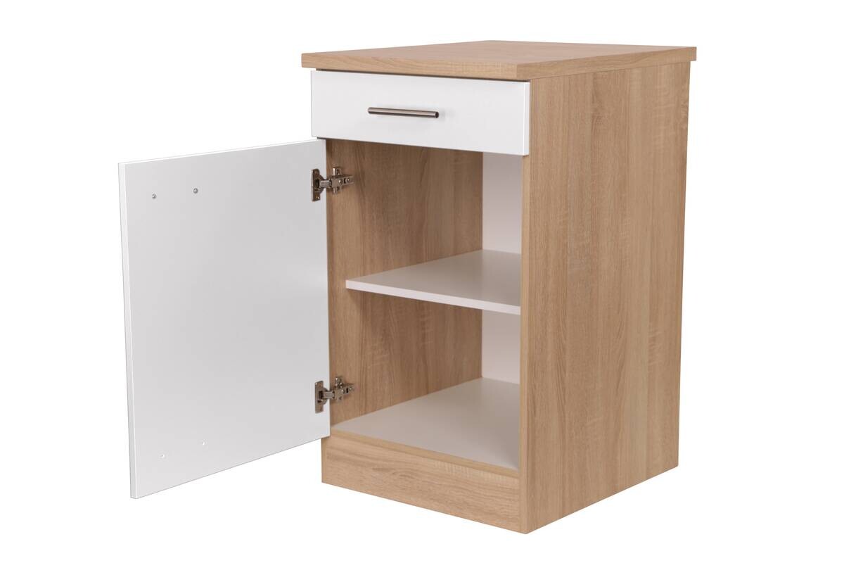 Unterschrank Merle weiß B/H/T: ca. 50x85x60 cm