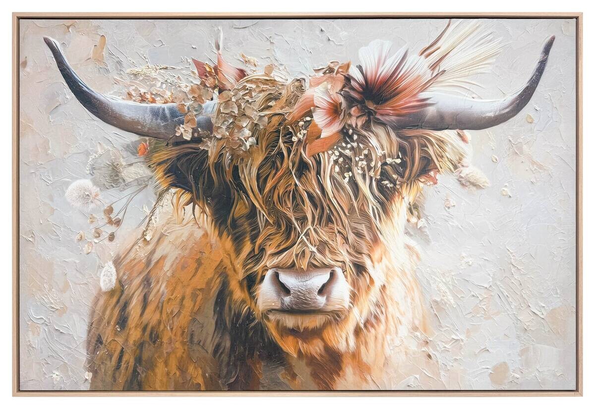 Bilder Tiere B/H/L: ca. 78x3,8x118 cm
