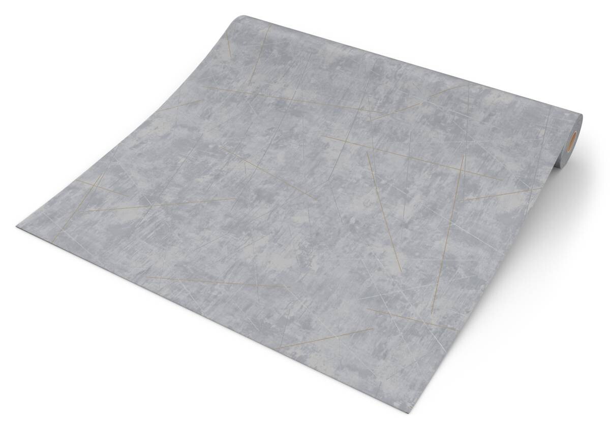 Erismann Vliestapete Betonoptik grau B/L: ca. 53x1005 cm