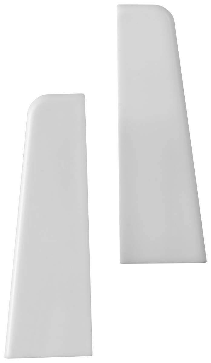 Endstück weiß L/B/H: ca. 0,77x1,78x5,96 cm