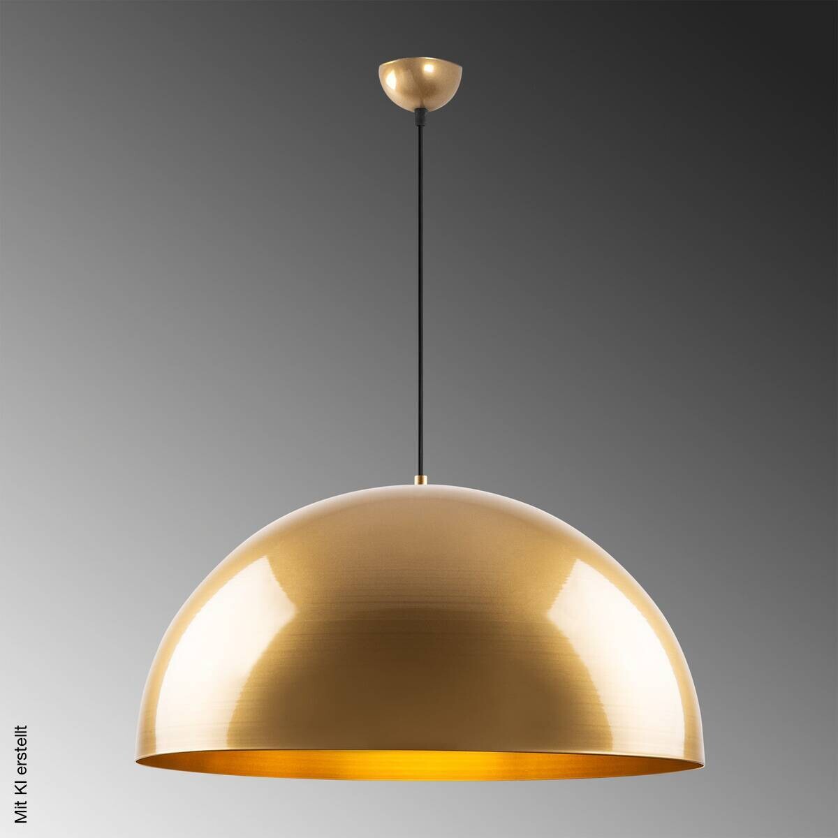Opviq Pendelleuchte Kure gold B/H/T/L/D: ca. 60x126x60x60x60 cm E27 1 Brennstellen