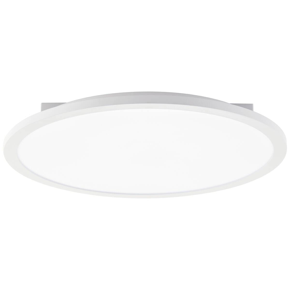 Brilliant LED-Deckenleuchte Briston weiß Kunststoff Metall B/H/L/D: ca. 43,5x7,5x44x42 cm