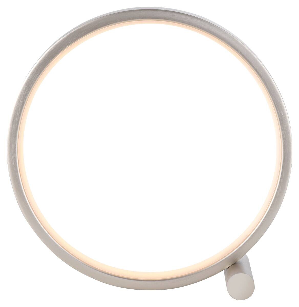 Just Light LED-Tischlleuchte Mini-Ritus silber Eisen 1 Brennstellen
