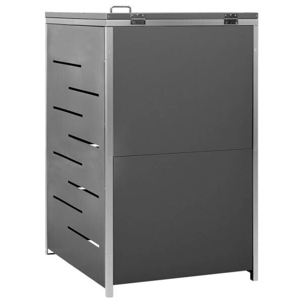 vidaXL Mülltonnenbox anthrazit B/H/T: ca. 69x112,5x77,5 cm
