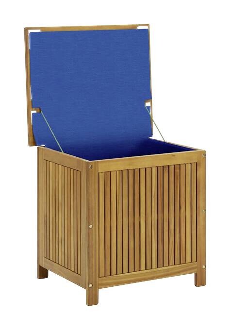 vidaXL Aufbewahrungsbox braun Akazie B/H/T/L: ca. 50x106x50x60 cm