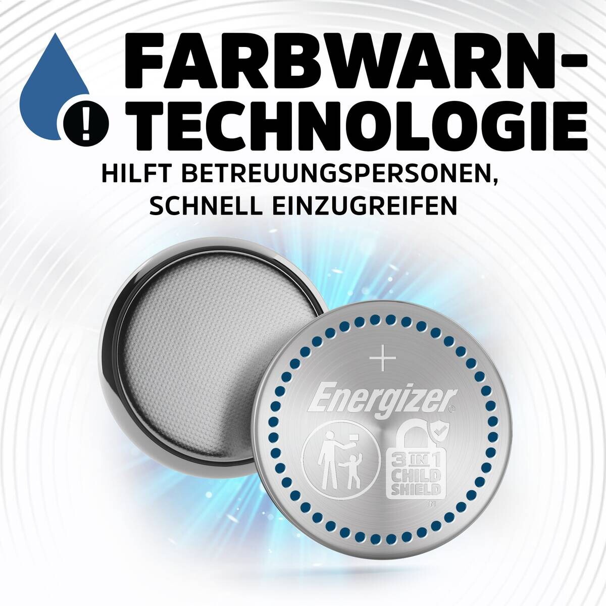 Energizer Knopfzelle Lithium CR2032 2er Pack