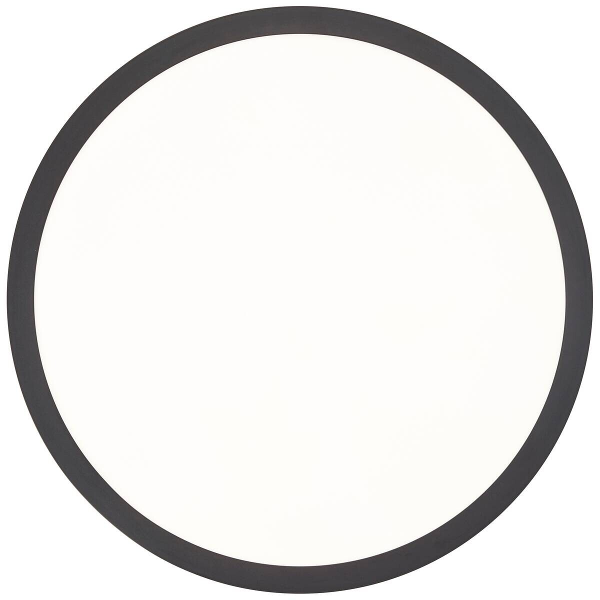 Brilliant LED-Deckenleuchte Briston schwarz Kunststoff Metall B/H/L: ca. 43,5x7,5x44 cm