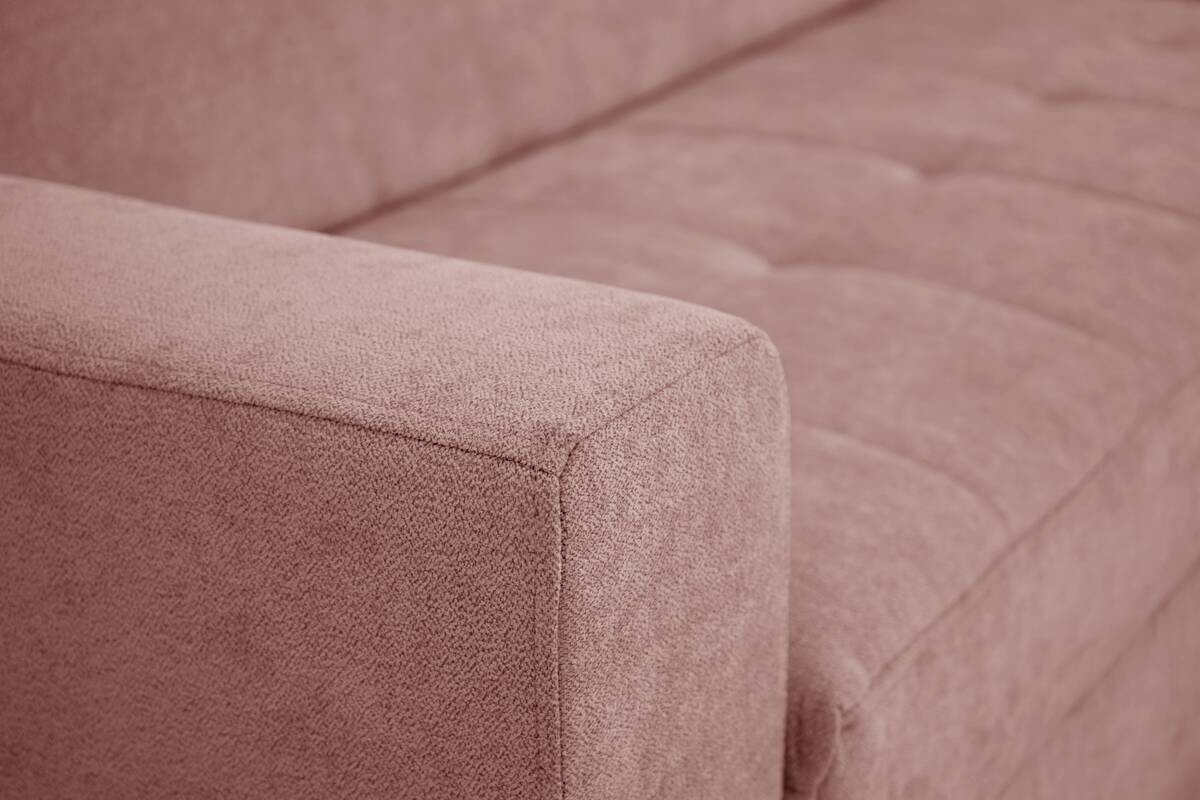 Ecksofa mit Bettfunktion und Bettkasten koralle Microfaser B/T: ca. 238x170 cm