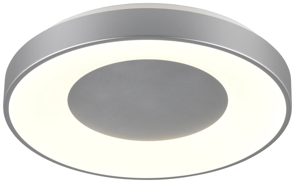 Reality Deckenleuchte California silber weiß Kunststoff H/D: ca. 7x38,5 cm