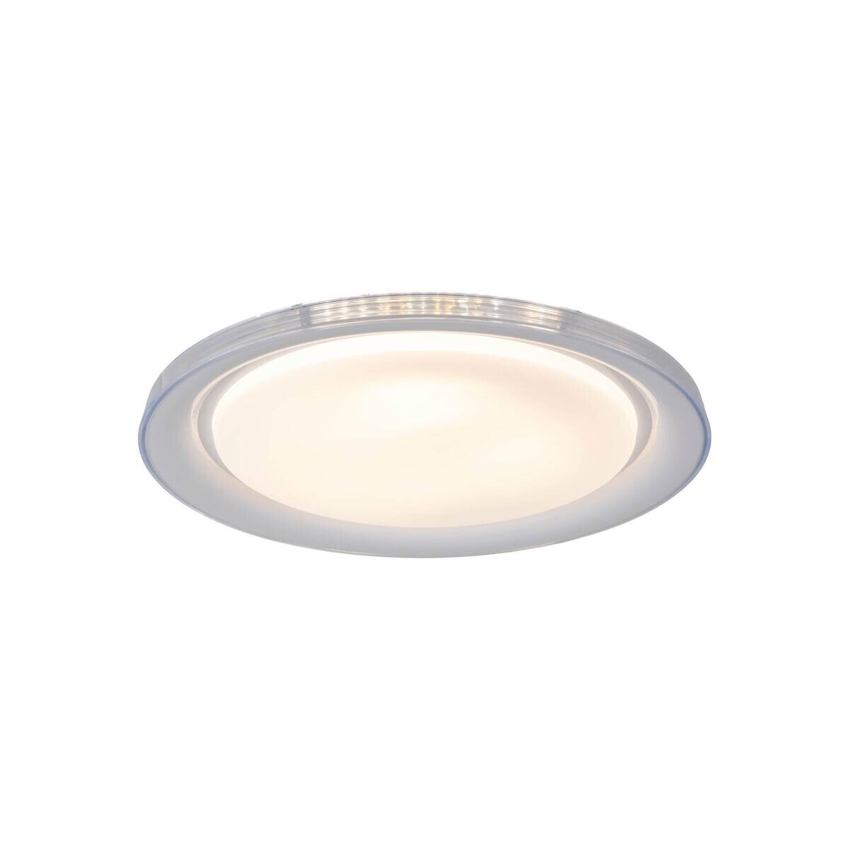Näve Leuchten LED-Deckenleuchte weiß Metall Kunststoff B/H/T/D: ca. 50,5x7,5x50,5x50,5 cm