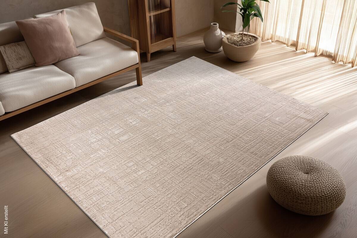 Kayoom Teppich Bandito 125 beige B/L: ca. 120x170 cm
