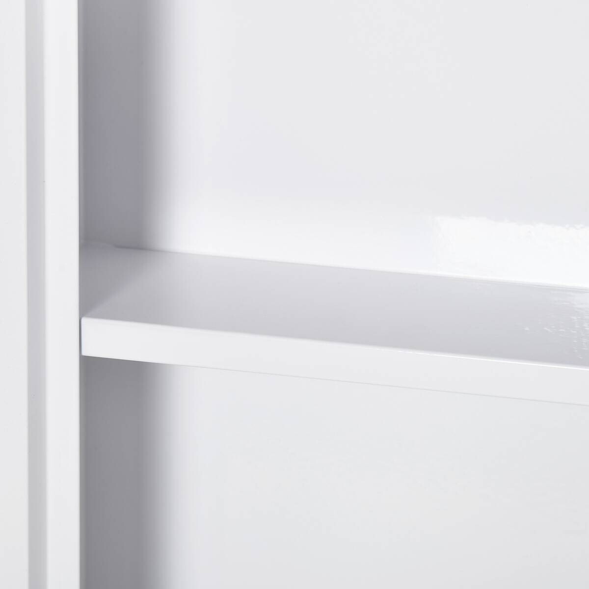 Medizinschrank weiß Edelstahl B/H/L: ca. 12x30x60 cm