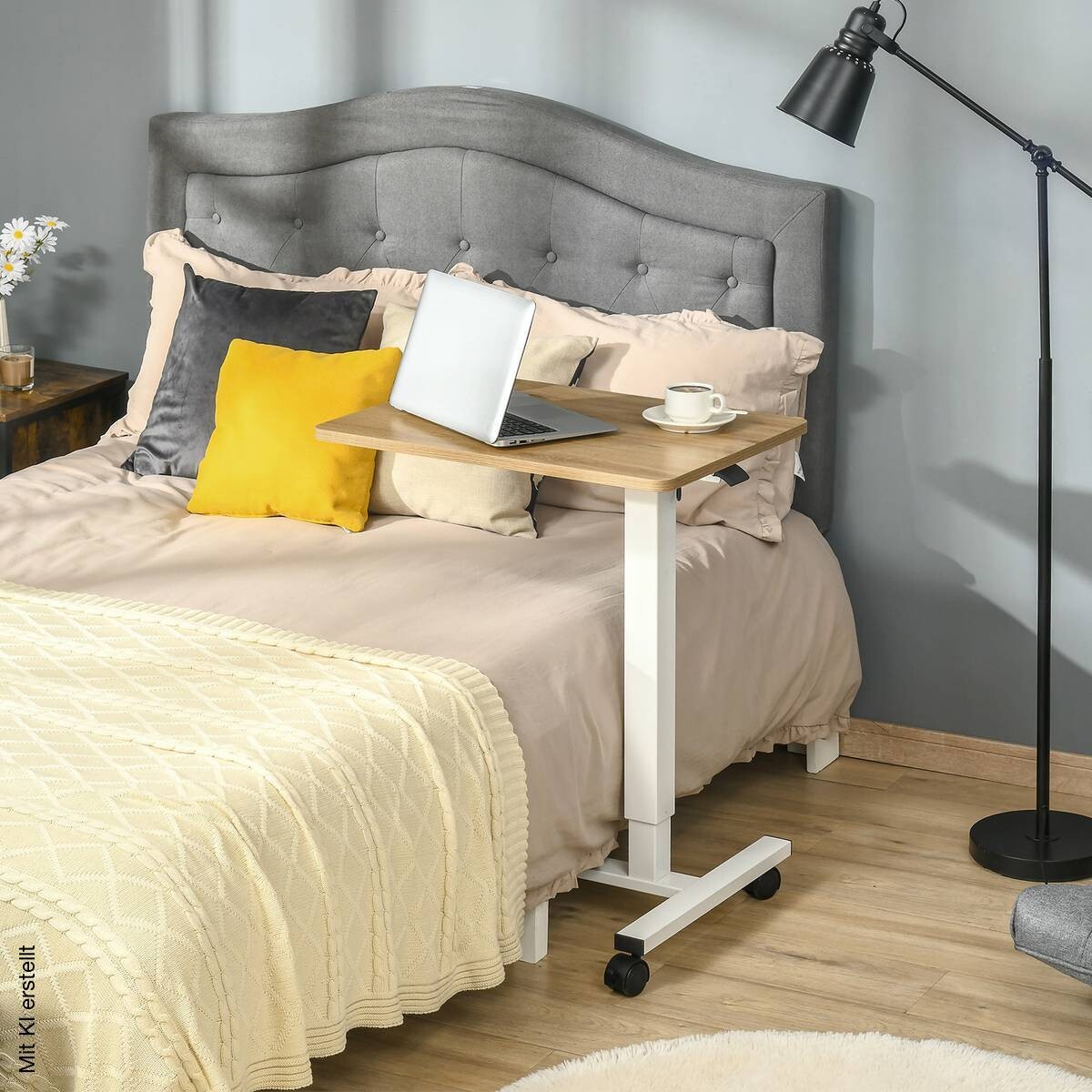 Schreibtisch 920-080 natur Holz Nachbildung weiß B/H/T: ca. 65x110x48 cm