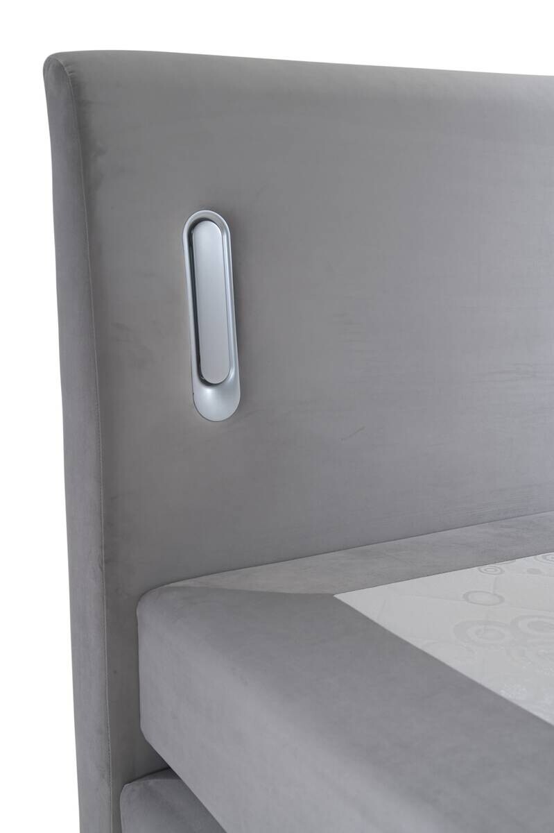 Boxspringbett Lighting grau Liegefläche B/L: ca. 160x200 cm