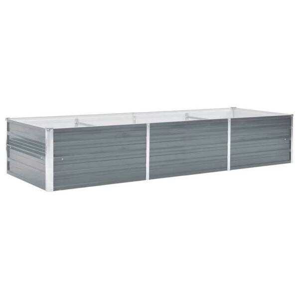 Hochbeet grau Stahl B/H/L: ca. 80x45x240 cm