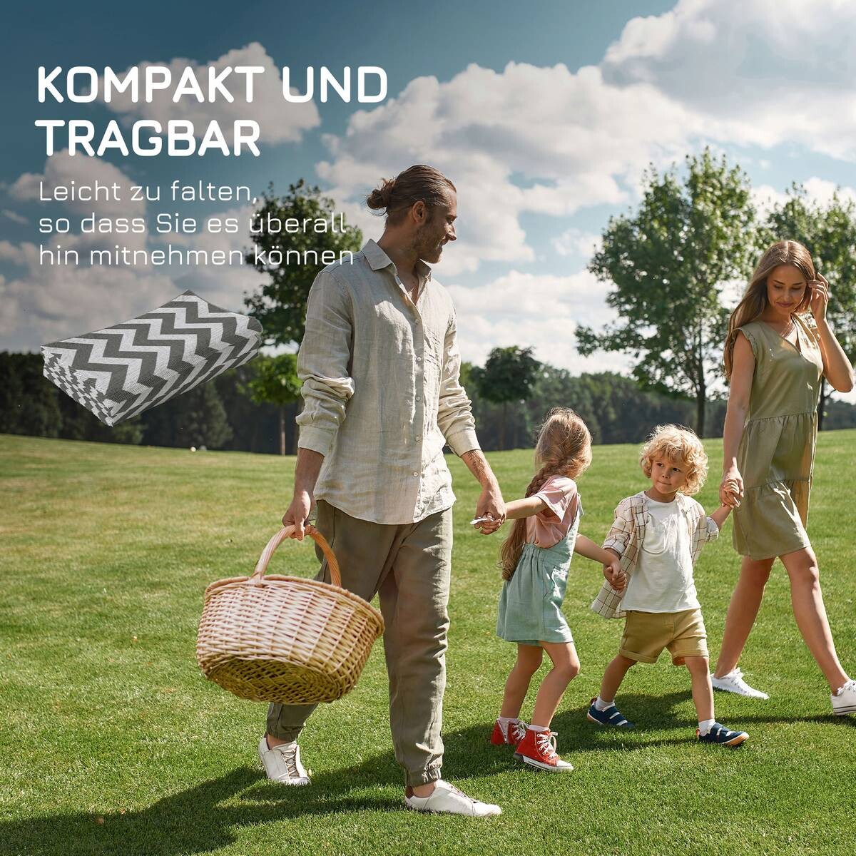 Outsunny Outdoor-Teppich