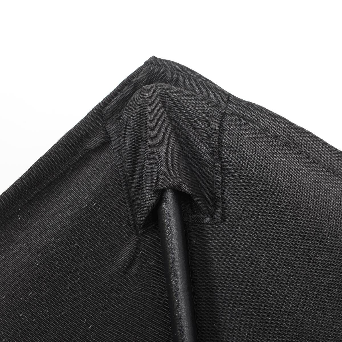 Outsunny Sonnenschirm schwarz Polyester B/H/L: ca. 196x204x196 cm