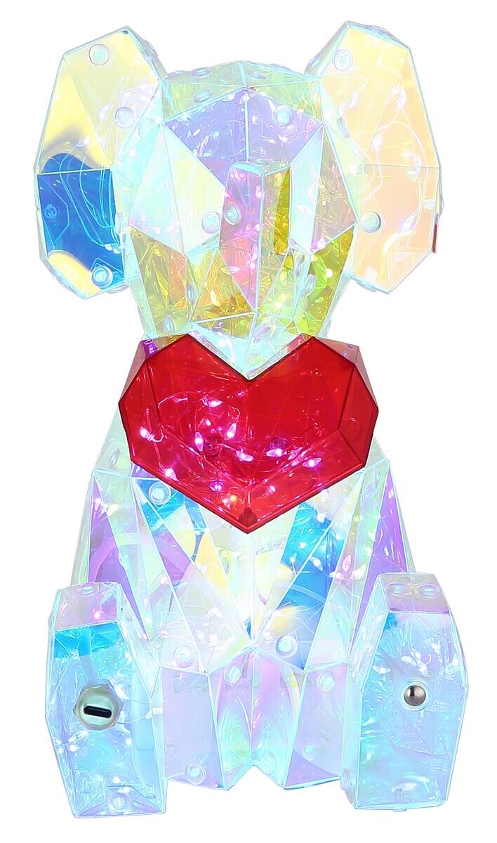 GLOBO LED-Dekoleuchte BRONDAR klar Kunststoff B/H/T: ca. 15x23x13 cm 1 Brennstellen