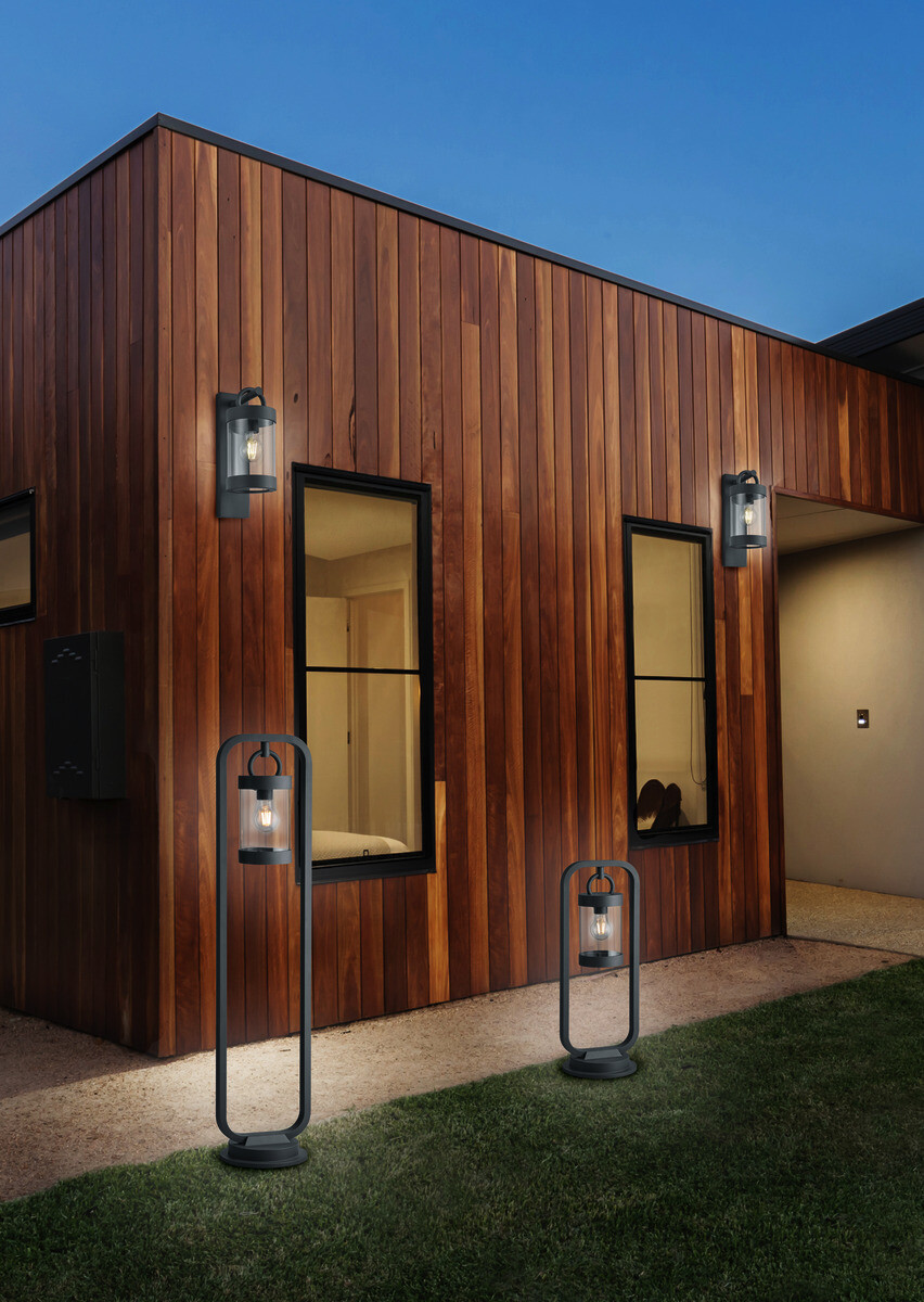 Außenleuchte 204160142 anthrazit klar B/H: ca. 12x33 cm