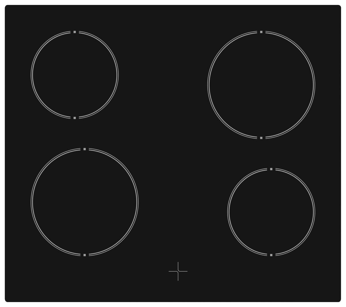 Küchenblock Elva anthrazit strukturiert B/H/T: ca. 220x234x60 cm
