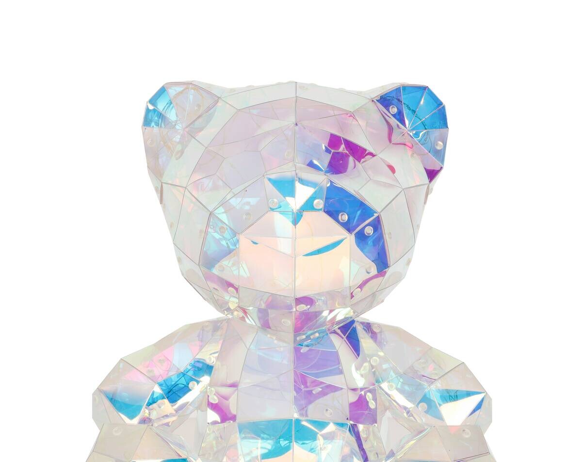 Nolo LED-Dekoleuchte Bear transparent Kunststoff B/H/L: ca. 32x40x29 cm