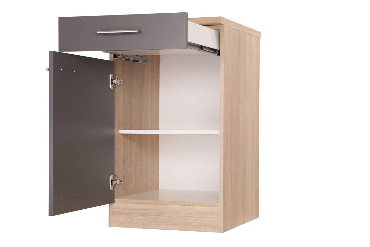Unterschrank Merle grau B/H/T: ca. 50x85x60 cm