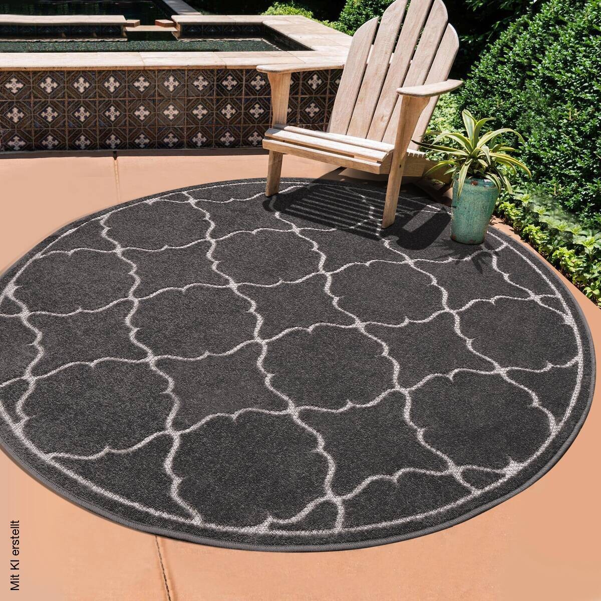 Sanat Outdoorteppich BERLIN grau D: ca. 200 cm