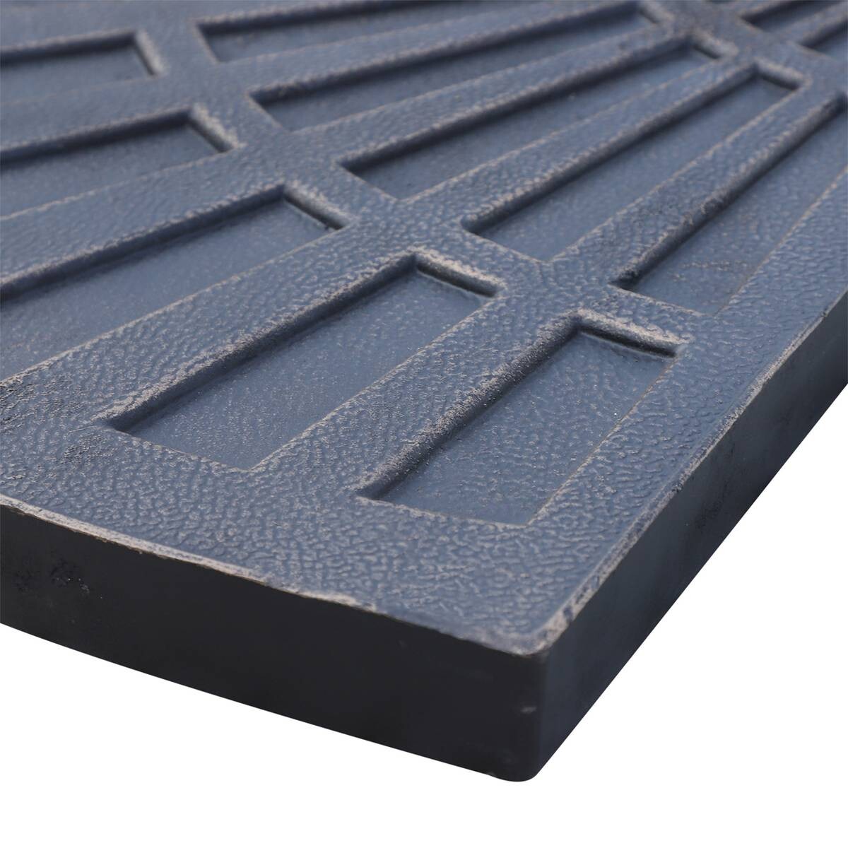 Outsunny Platten-Schirmständer mit Handgriff bronze Metall B/H/L: ca. 47x4,2x66 cm