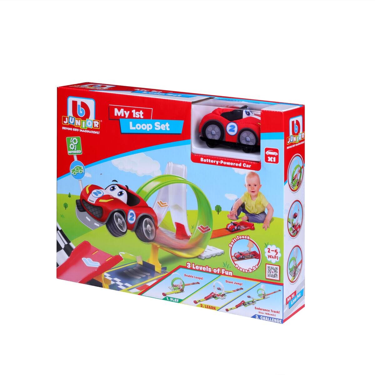 BBJunior Autorennbahn My 1st Loop-Set B/H/L: ca. 31x31x168 cm