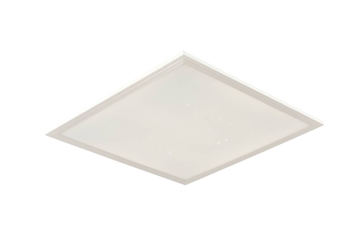 Nolo Deckenleuchte Starry weiß Metall Kunststoff B/H/L: ca. 39,5x6,5x39,5 cm