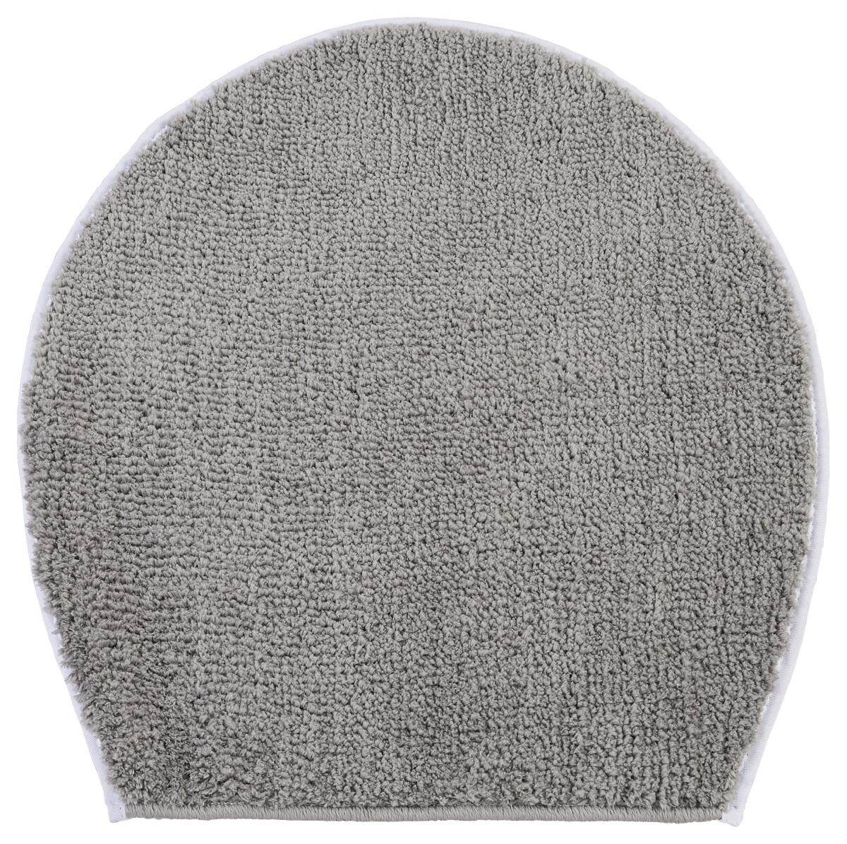 Tuffi WC-Deckelbezug Graphit 100% Polyester B/L: ca. 47x50 cm