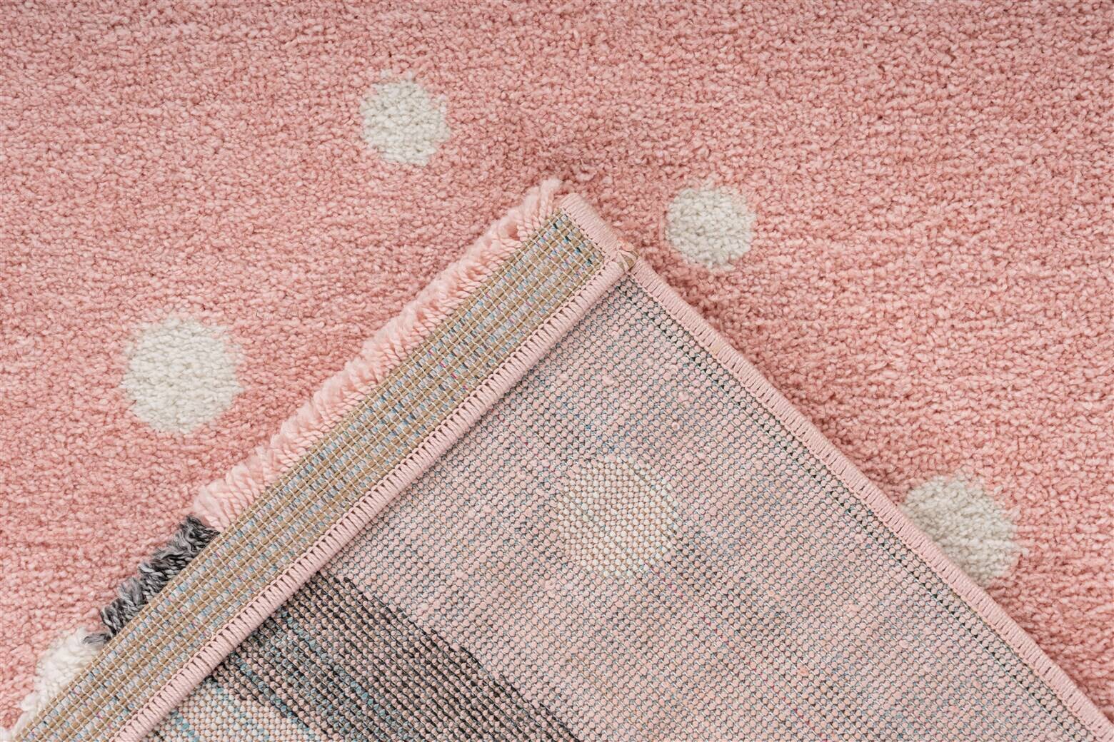 Kayoom Kurzflorteppich Australia - Gidya rosa B/H/L: ca. 80x1,6x150 cm