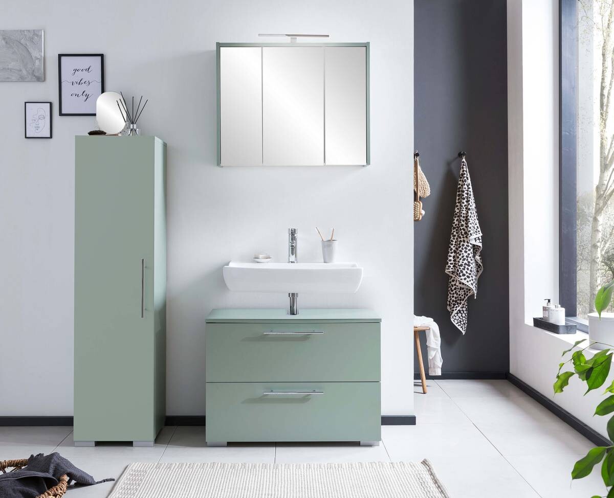 Spiegelschrank Flag Pistazie B/H/T: ca. 65x64x16 cm