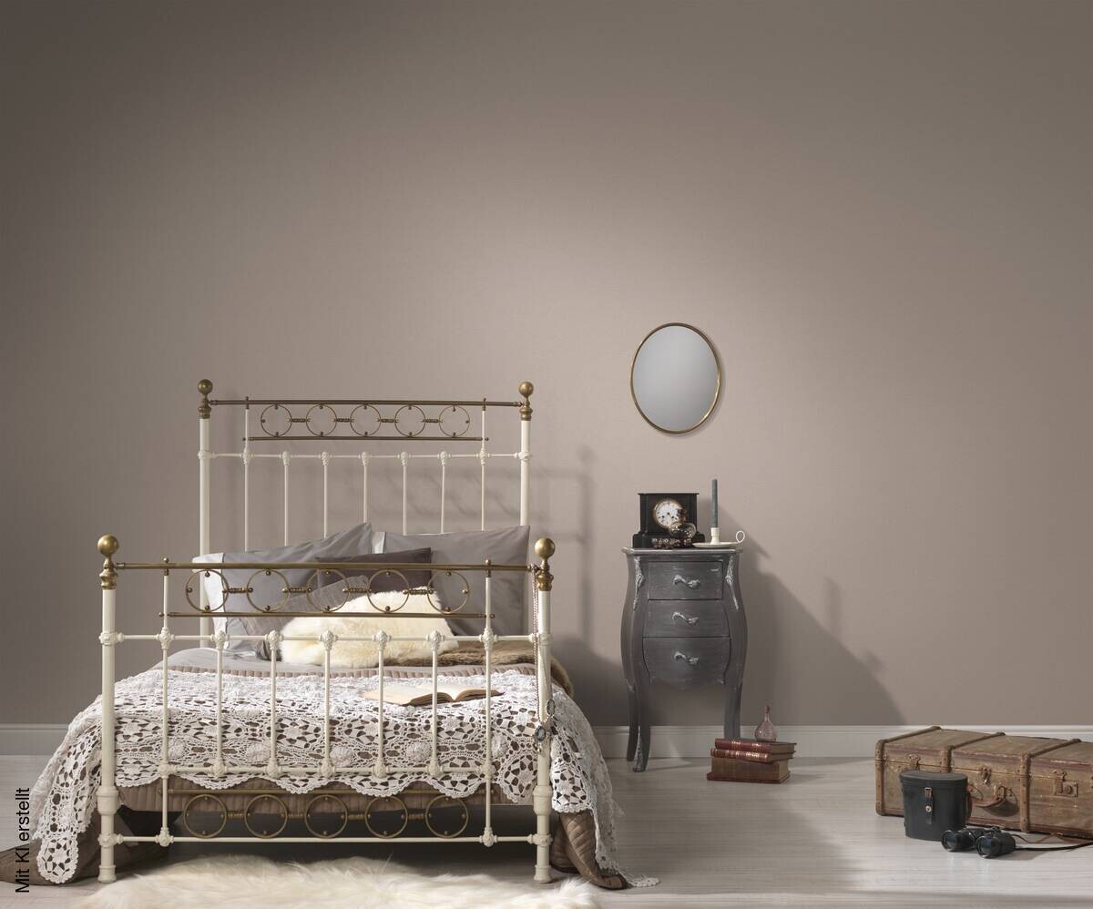 A.S.Creation Vliestapete Attractive Uni beige B/L: ca. 53x1005 cm