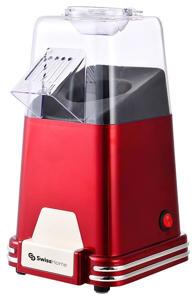 SWISS HOME Popcornautomat SH-6720 rot Kunststoff B/H/L: ca. 16,5x29,5x20 cm