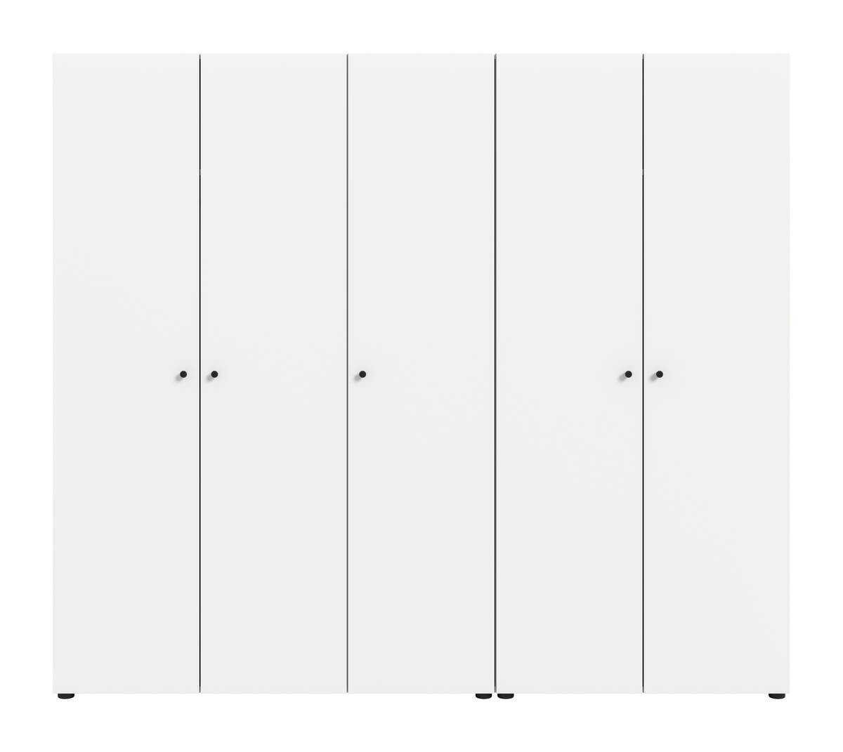 Kleiderschrank DARWIN weiß B/H/T: ca. 200x176x51 cm