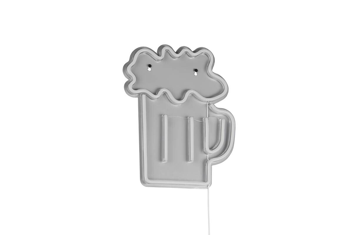 Reality LED-Wandleuchte Beer B/L: ca. 29,5x36 cm