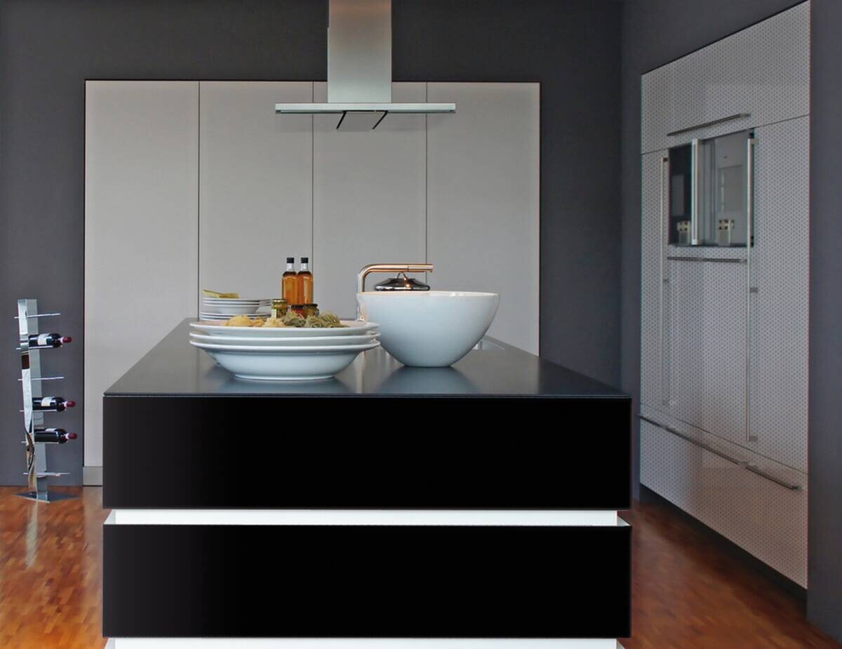 d-c-fix Dekofolie Uni Lack schwarz B/L: ca. 67,5x200 cm