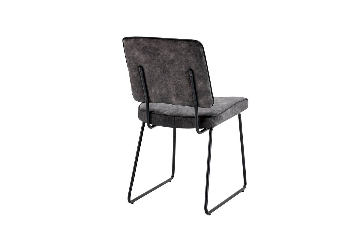 Stuhl LIAM 4er-Set anthrazit B/H/T: ca. 45x83x61 cm