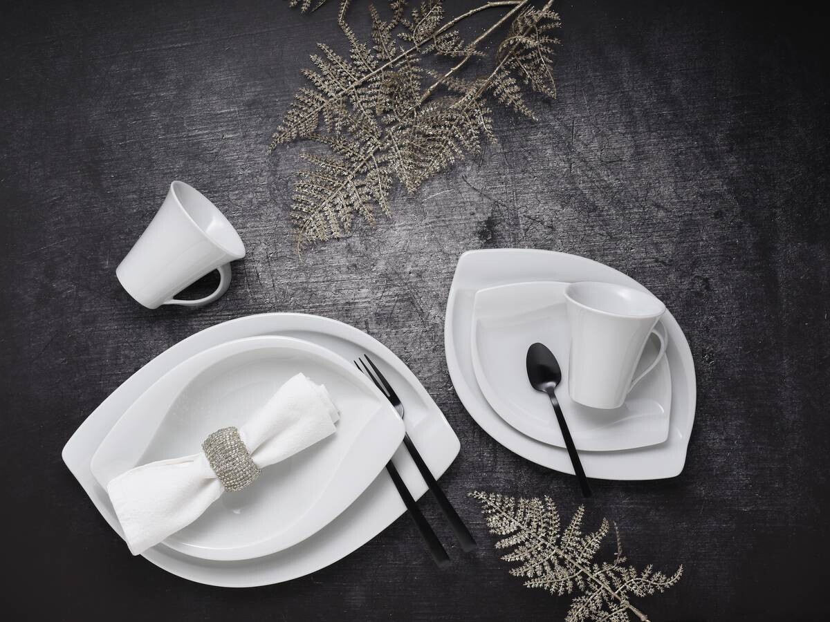 CreaTable Kombiservice ACACIA weiß Porzellan 30 tlg.