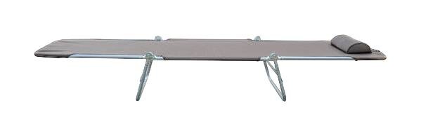Outsunny Gartenliege braun Netzstoff B/H/L: ca. 56x28x182 cm