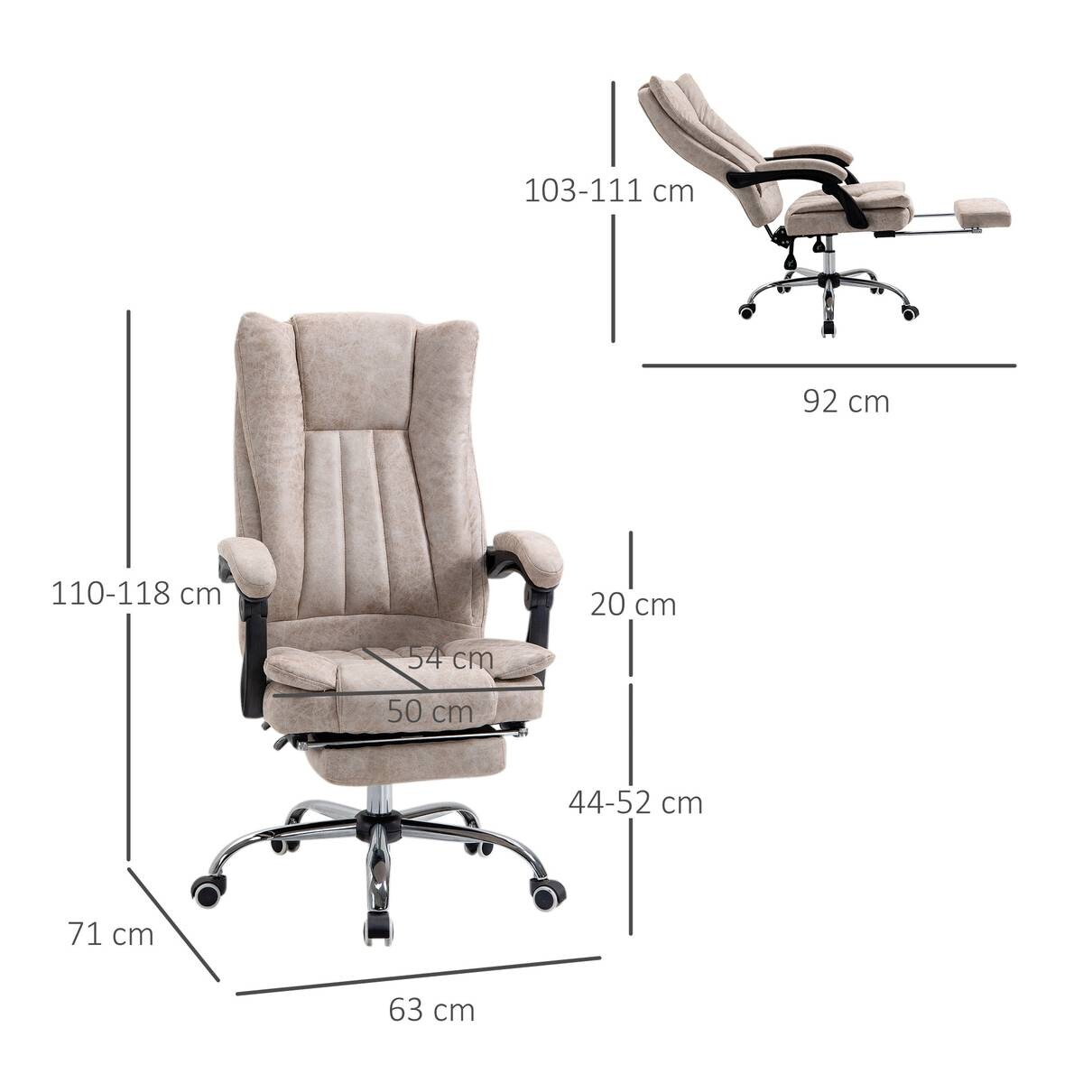 Drehstuhl 921-420 beige
