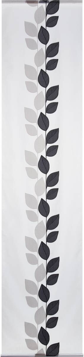 POCOline Schiebevorhang Pantheon schwarz B/L: ca. 60x245 cm