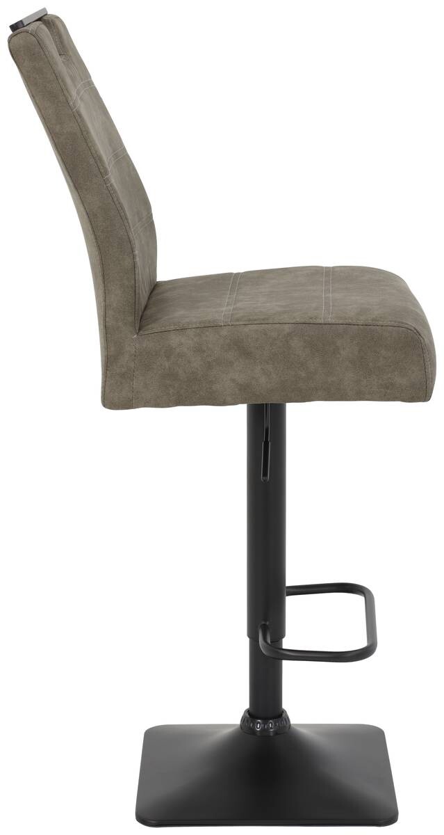 Barhocker Jill schlamm Vintage Microfaser B/H/T: ca. 43x106x57 cm