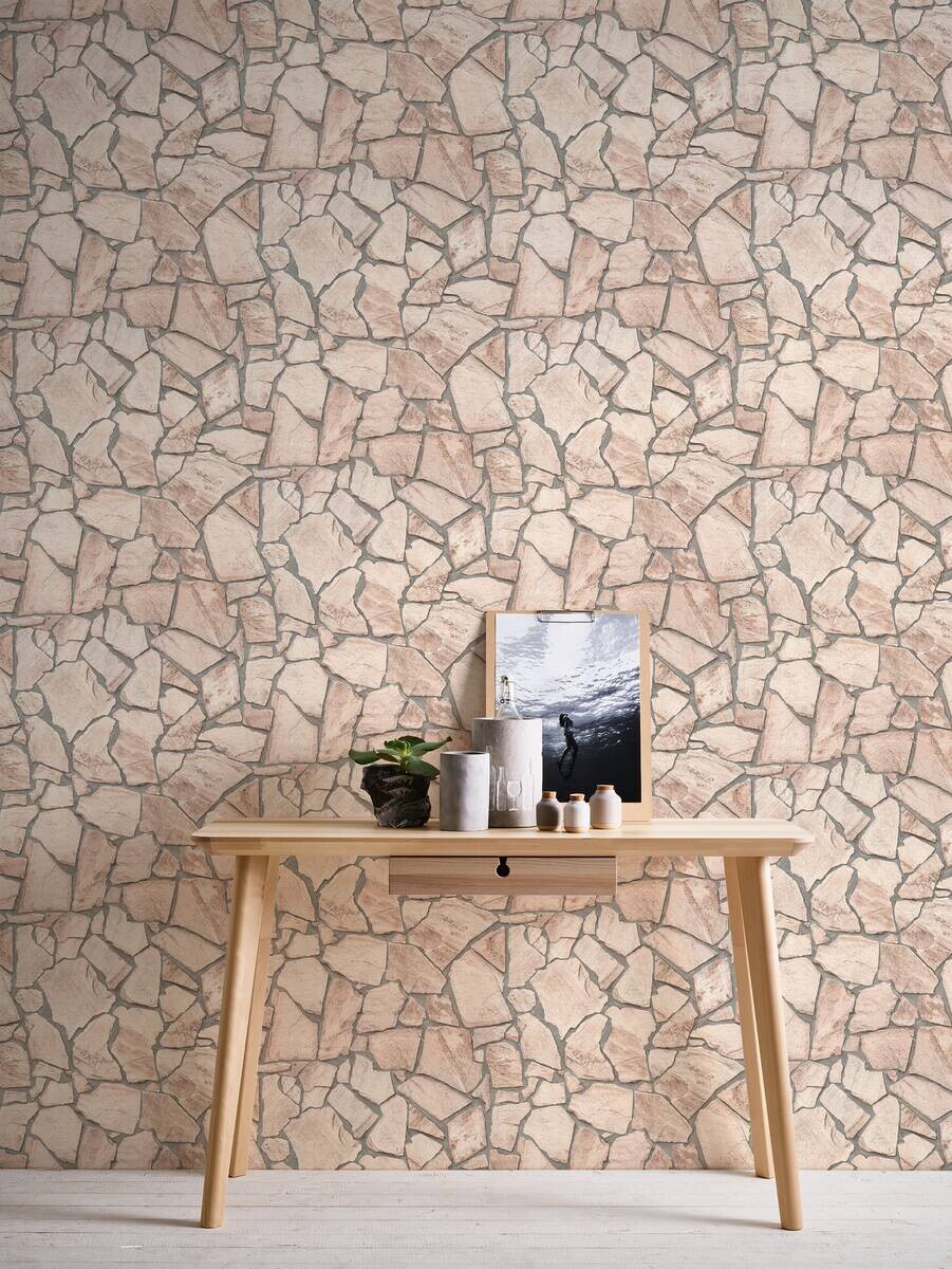 A.S.Creation Vliestapete grau braun B/H/D: ca. 53x1005x9 cm