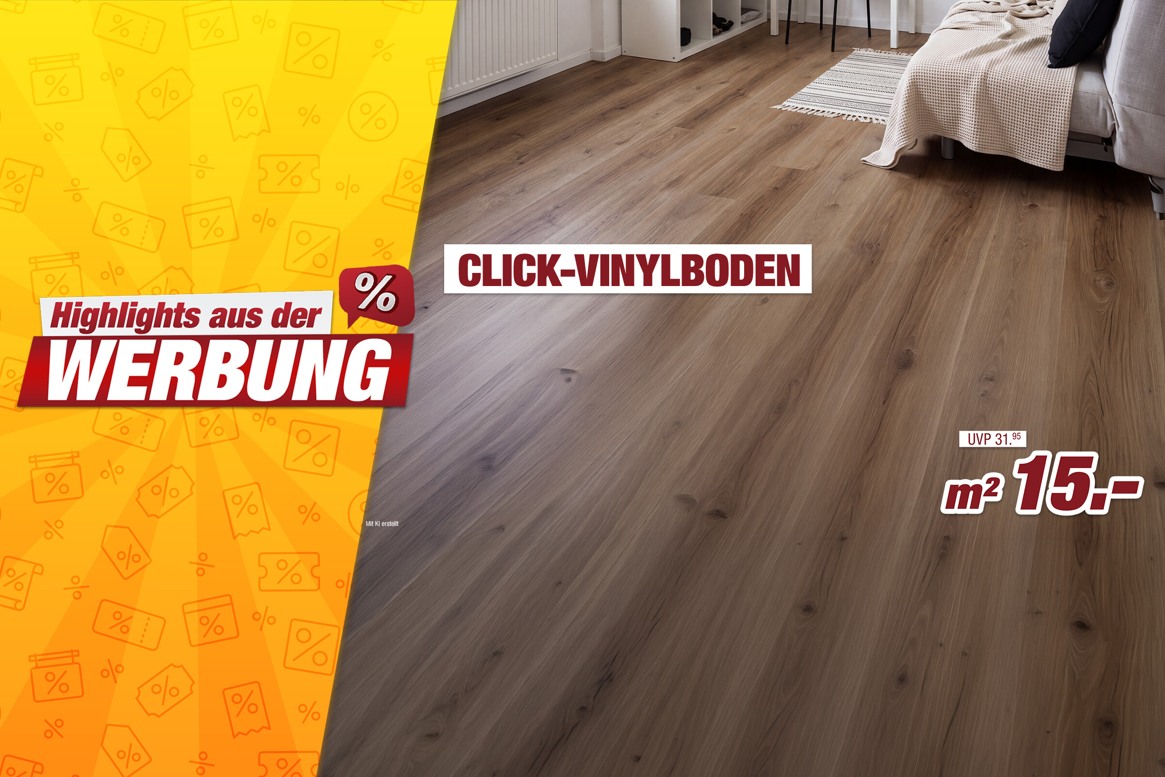 Unsere Werbe Highlights - Click-Vinylboden