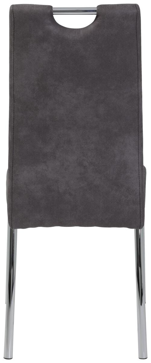 Stuhl Susi 4er Set anthrazit Vintage Microfaser B/H/T: ca. 44x98x61 cm