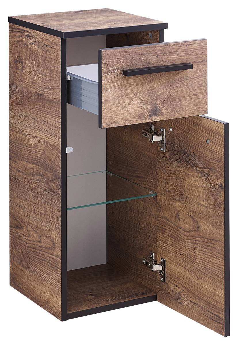 Unterschrank Quickset 374 Eiche Ribeck Nachbildung B/H/T: ca. 30x71,7x33 cm