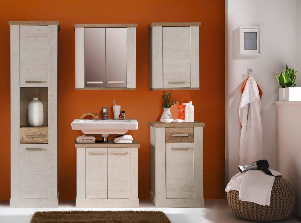 Standvitrine B/H/T: ca. 108x212x41 cm